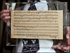 Once thought to be a copy, this score was recently confirmed to have been penned by Mozart himself.